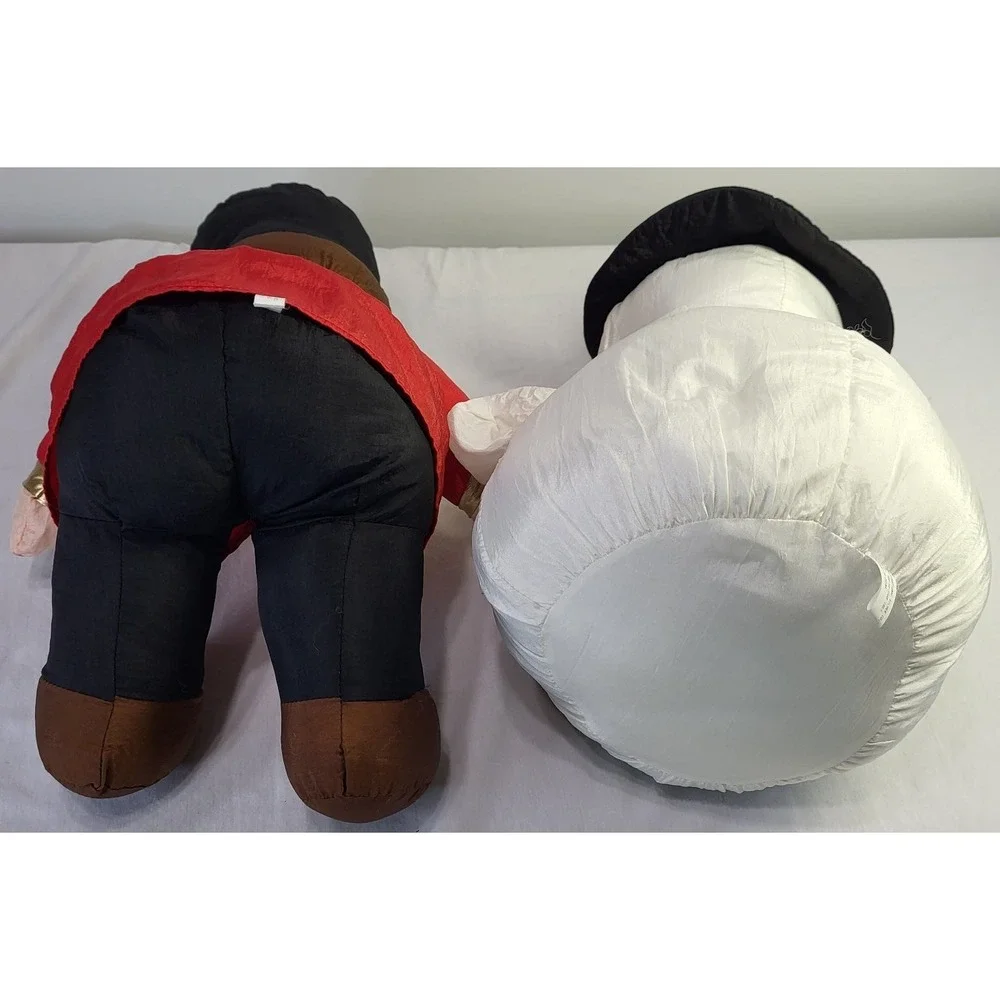 International Silver Nylon Parachute Christmas Snowman & Soldier Plush Set 18
